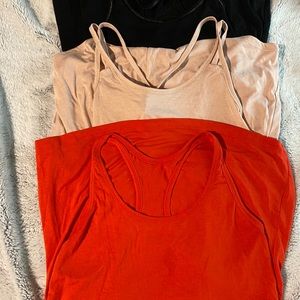 set of three tank tops